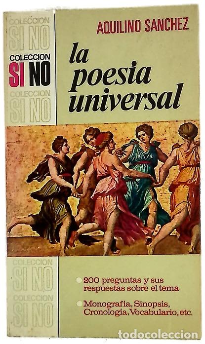 Livros em segunda m&atilde;o: La poes&iacute;a universal - S&aacute;nchez, Aquilino