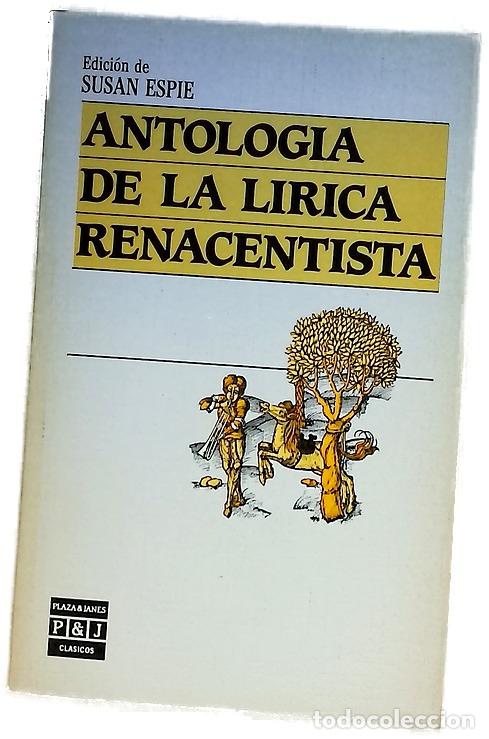 Livros em segunda m&atilde;o: Antolog&iacute;a de la l&iacute;rica renacentista