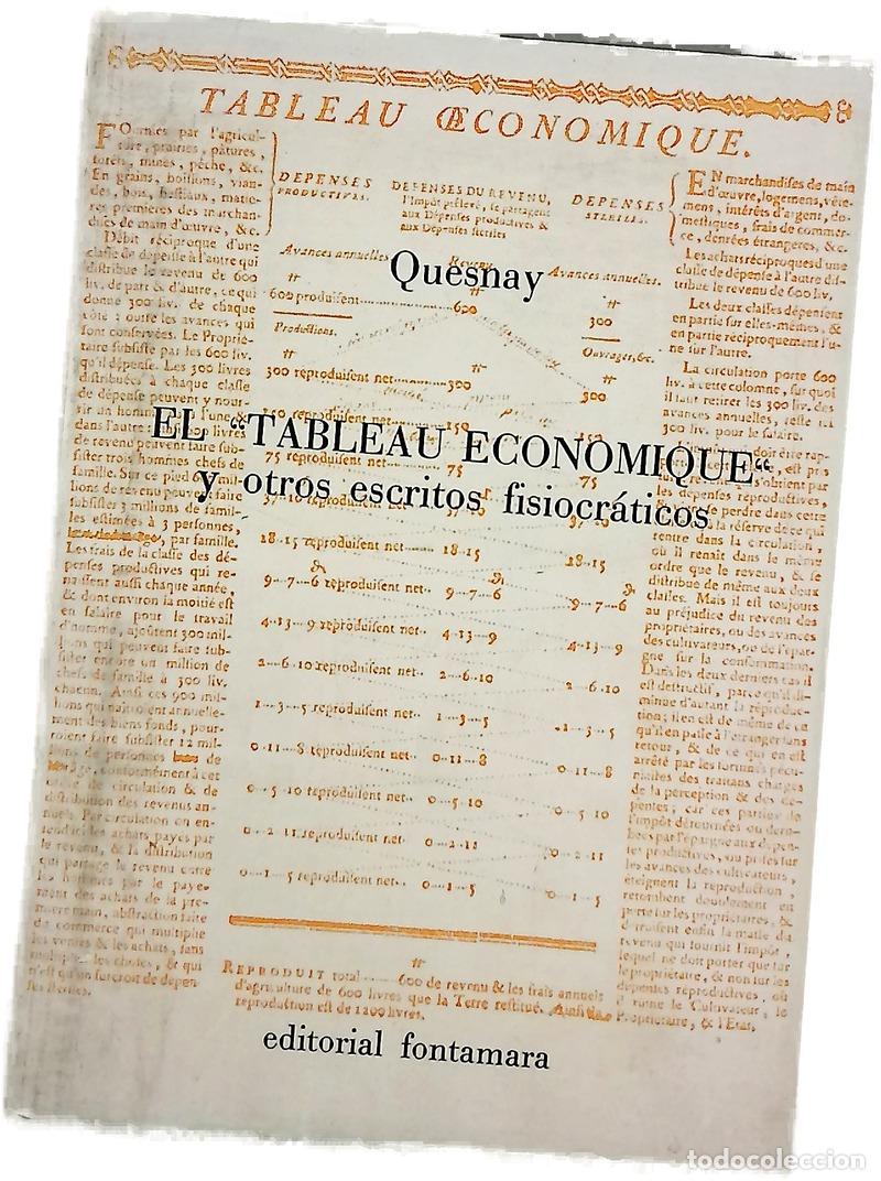 Libri di seconda mano: El tableau economique y otros escritos fisi&oacute;cratas