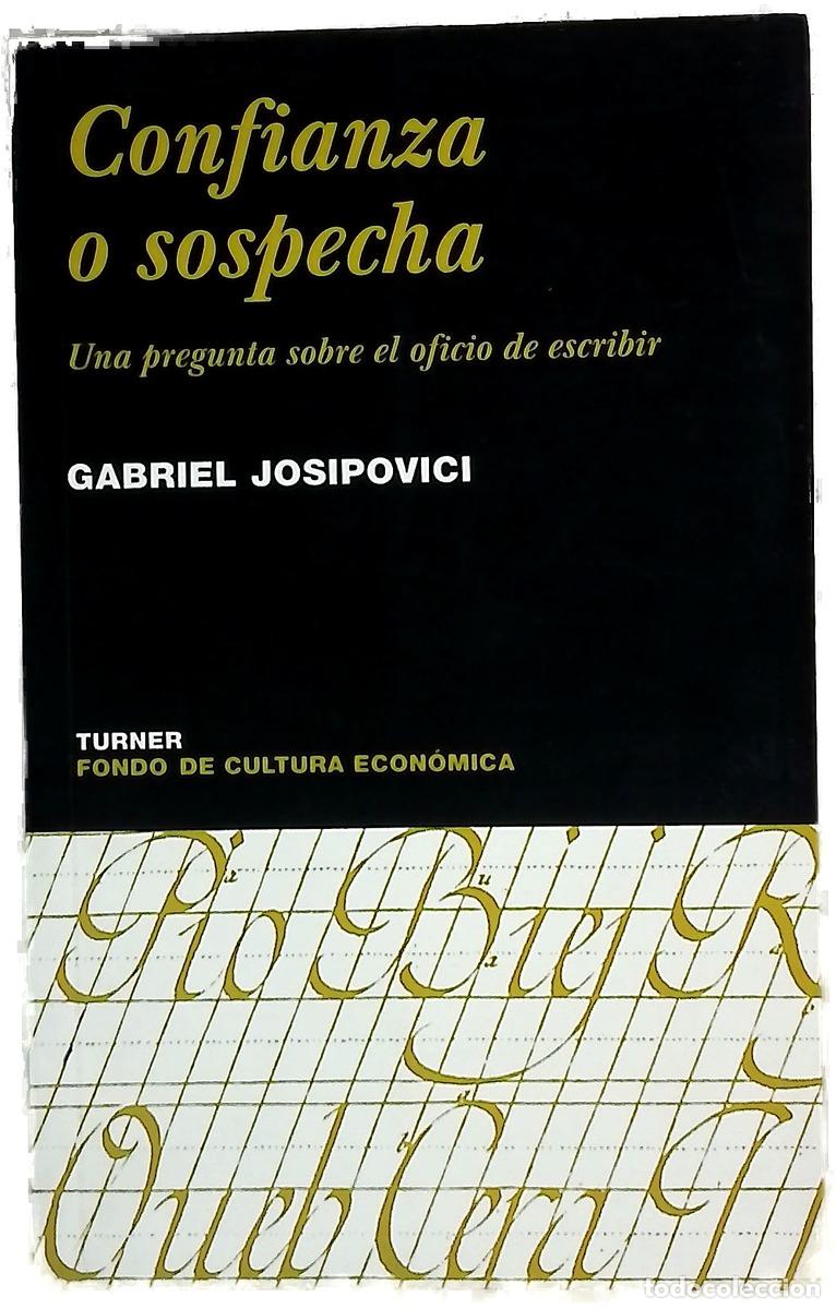 books: Confianza o sospecha - Gabriel Josipovici