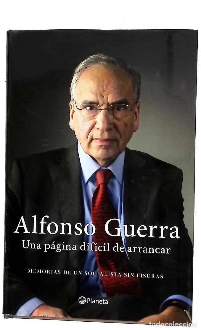 Livros em segunda m&atilde;o: Una p&aacute;gina dif&iacute;cil de arrancar : memorias de un socialista sin fisuras