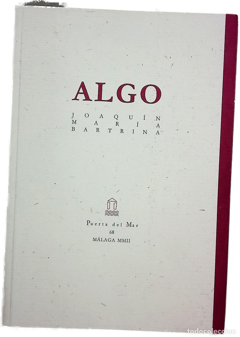 Libros: Algo colecci&oacute;n de poes&iacute;as originales