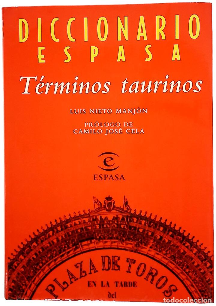 Livros em segunda m&atilde;o: Diccionario Espasa de t&eacute;rminos taurinos