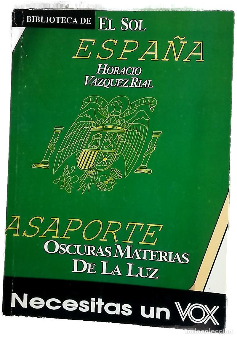 Libri di seconda mano: Oscuras materias de la luz