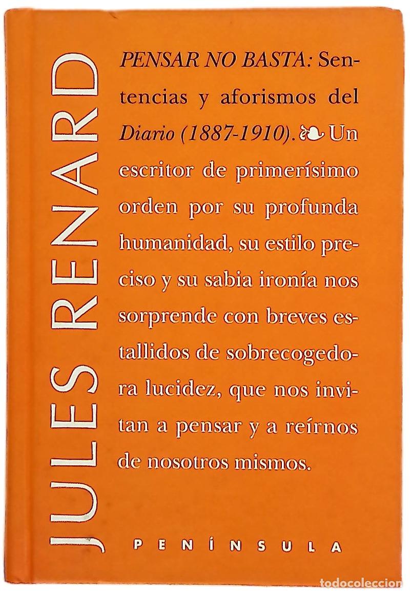 books: Pensar no basta - Renard, Jules