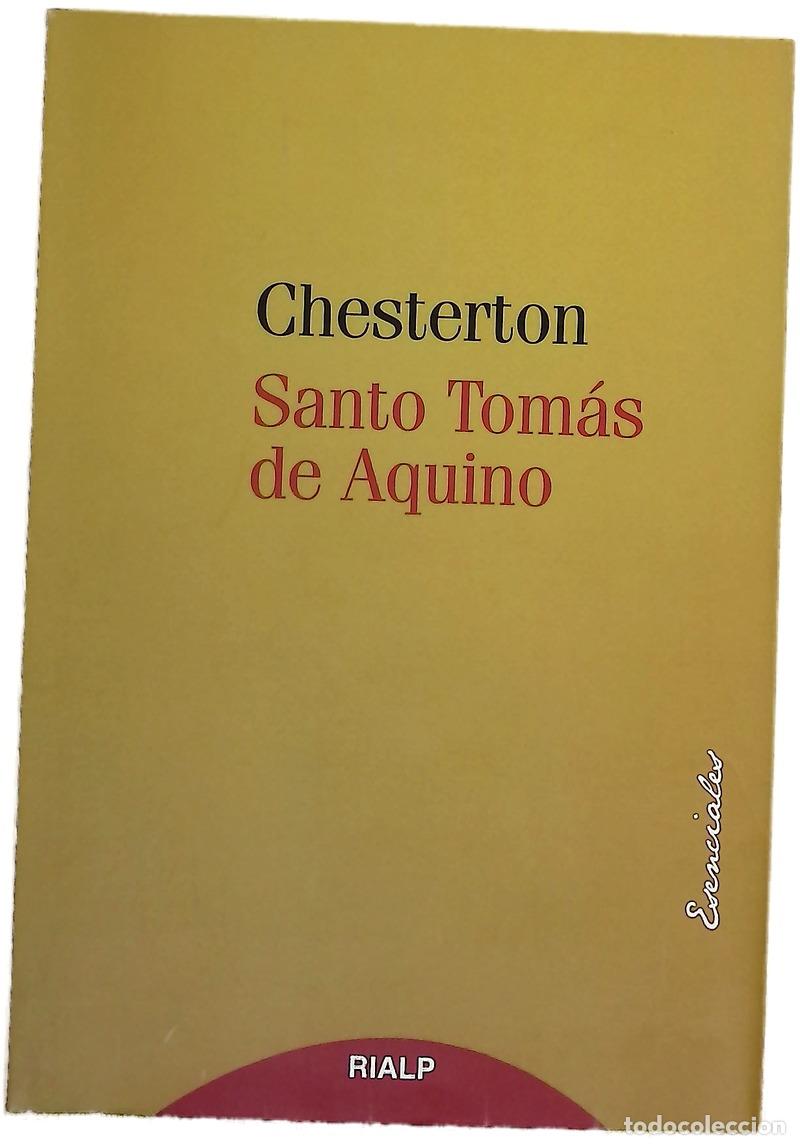 books: Santo Tom&aacute;s de Aquino - Gilbert Keith Chesterton
