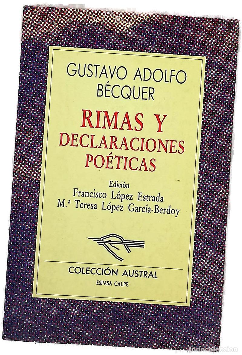 Livros em segunda m&atilde;o: Rimas y declaraciones po&eacute;ticas