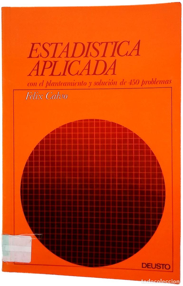 Livros em segunda m&atilde;o: Estad&iacute;stica aplicada - Calvo G&oacute;mez, F&eacute;lix