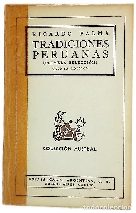 Libros: Tradiciones peruanas - Palma, Ricardo