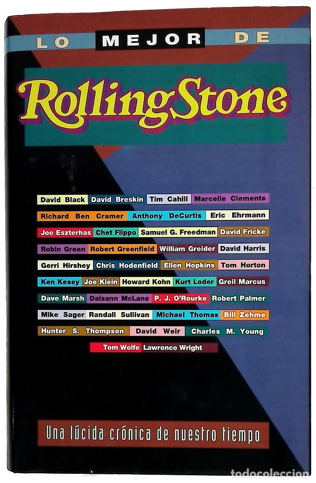 Libros: Lo mejor de Rolling stone