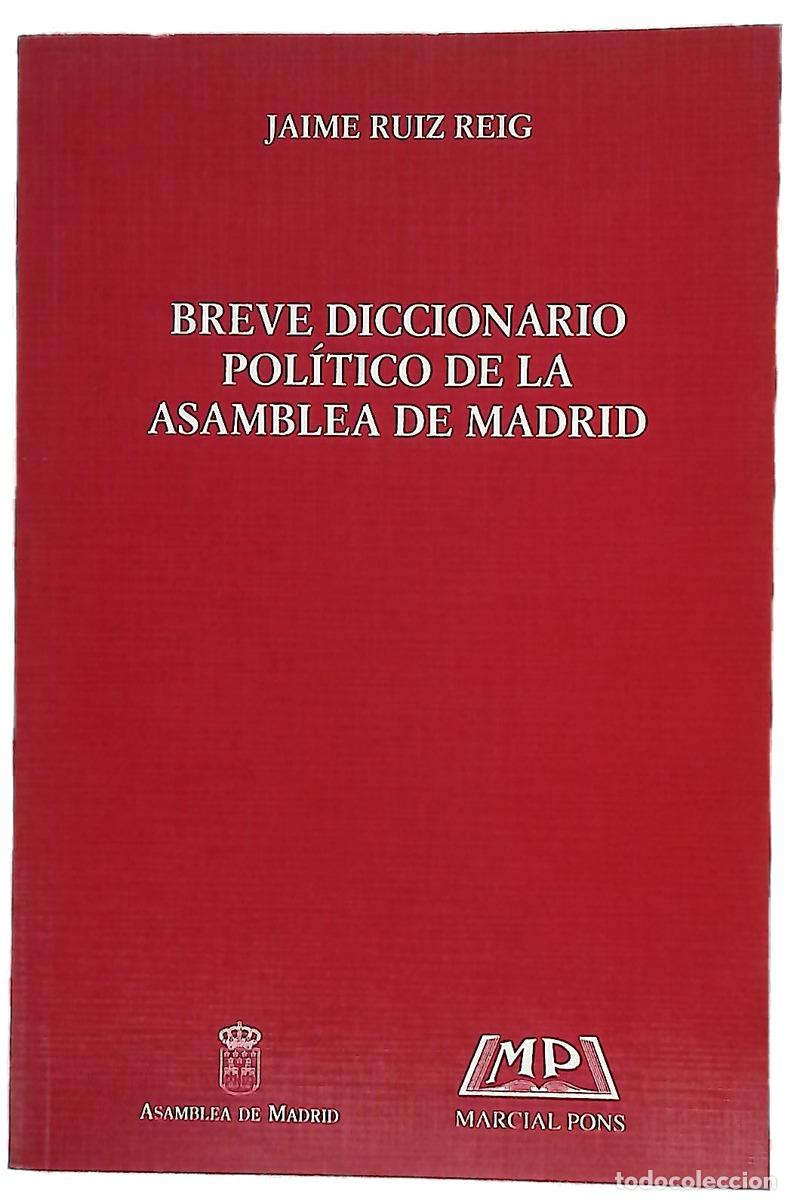 Libros: Breve diccionario pol&iacute;tico de la Asamblea de Madrid