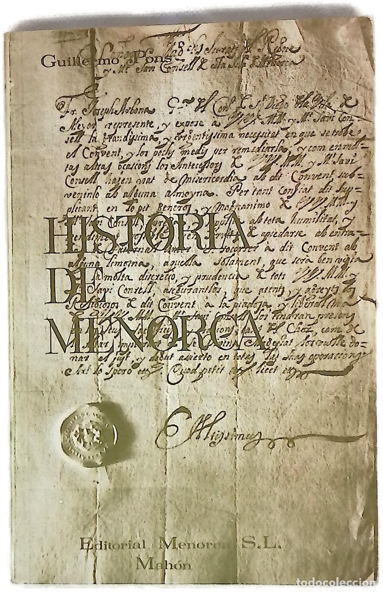 books: Historia de Menorca s&iacute;ntesis para su divulgaci&oacute;n