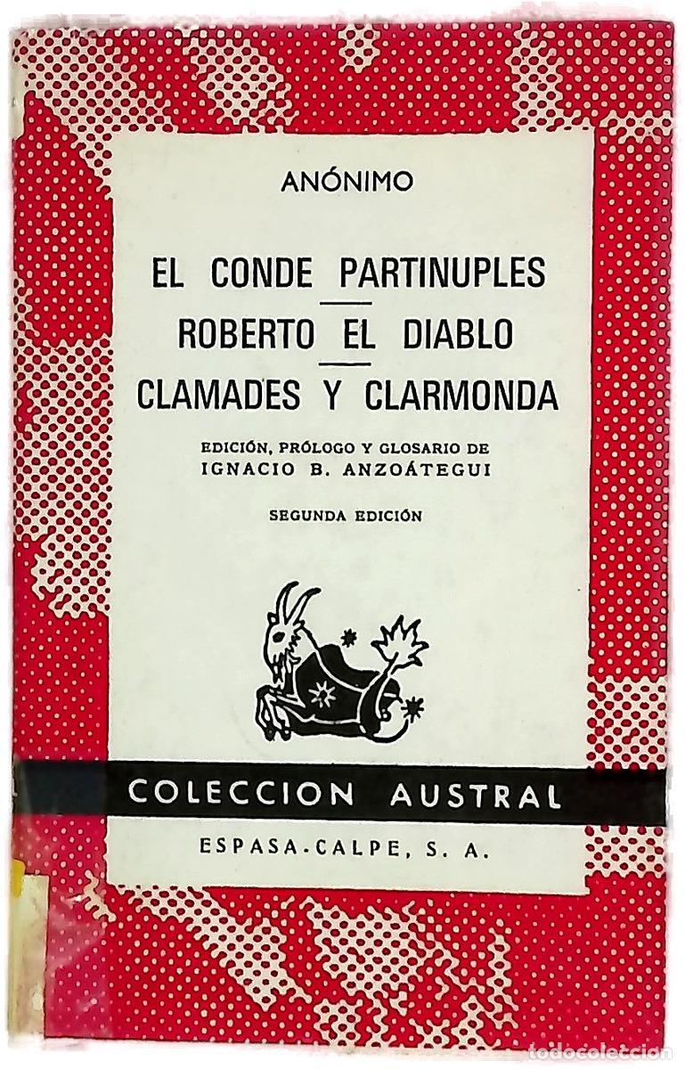 books: El conde Partinupl&eacute;s - Anzo&aacute;tegui, Ignacio B