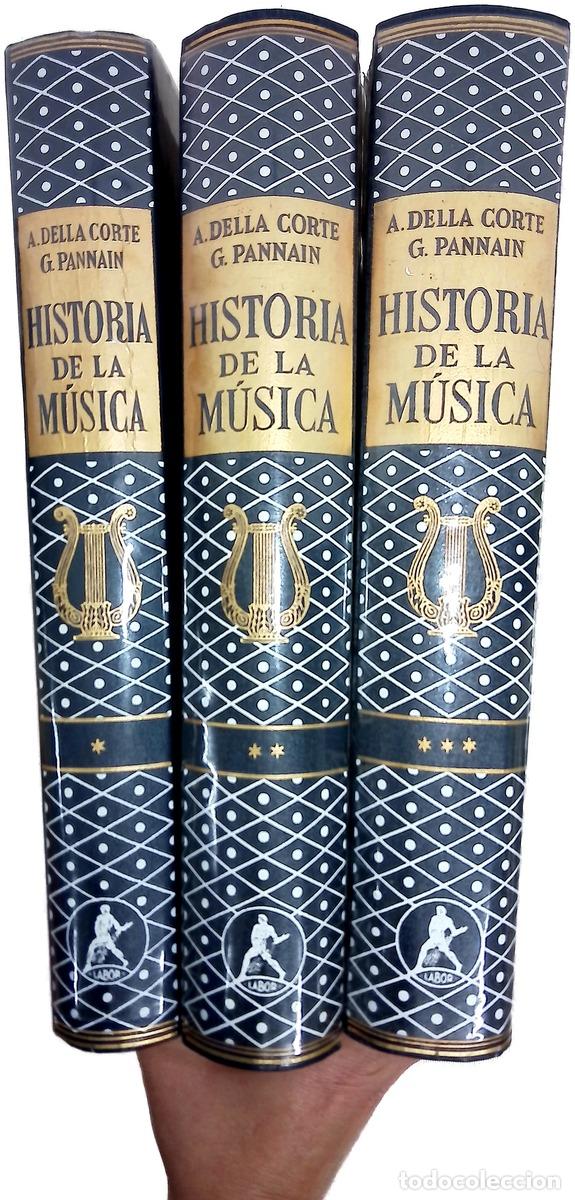 Libros: Historia de la M&uacute;sica Tomo I, II y III