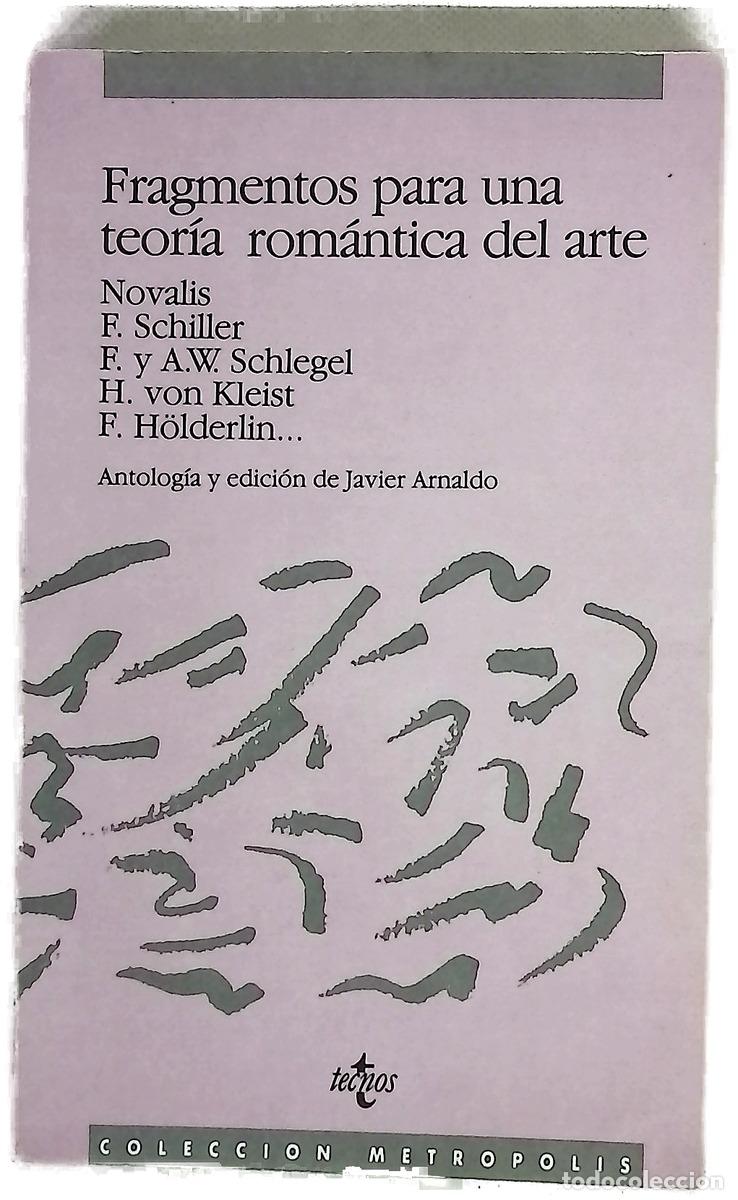 Libros: Fragmentos para una teor&iacute;a rom&aacute;ntica del arte