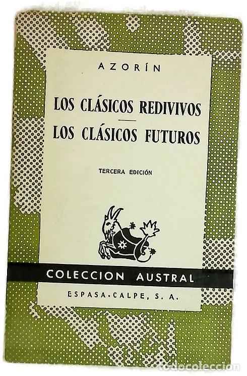 B&uuml;cher: Los cl&aacute;sicos redivivos - Azor&iacute;n