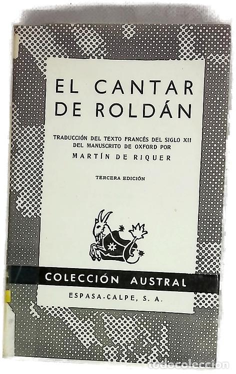 Libri di seconda mano: El Cantar del Rold&aacute;n - Riquer, Mart&iacute;n de