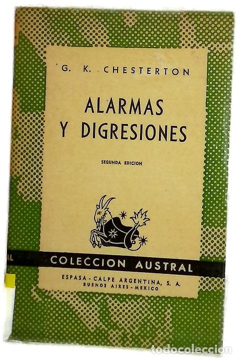 Libri di seconda mano: Alarmas y digresiones - Chesterton, G. K; Reyles, Teresa