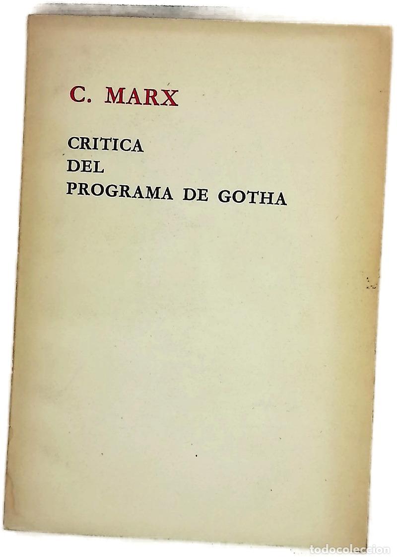 Libros: Cr&iacute;tica del programa de Gotha