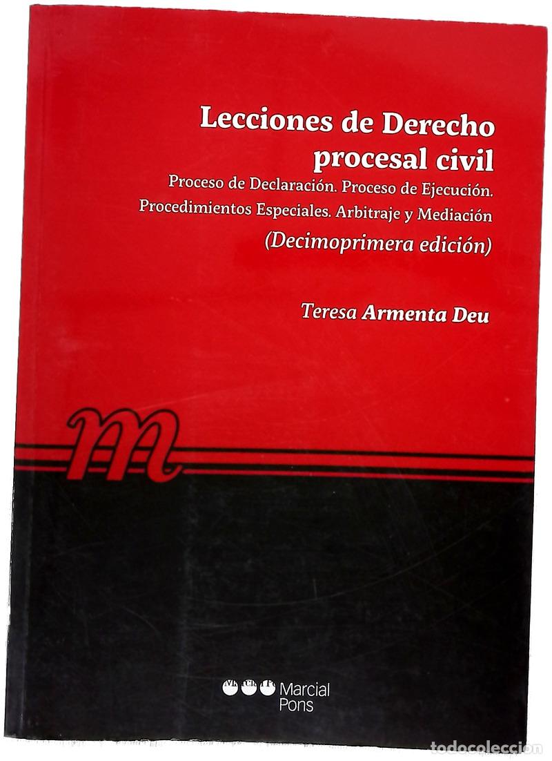 Libros: Lecciones de Derecho procesal civil : proceso de declaraci&oacute;n. Proceso de ejecuci&oacute;n, Procedimiento...