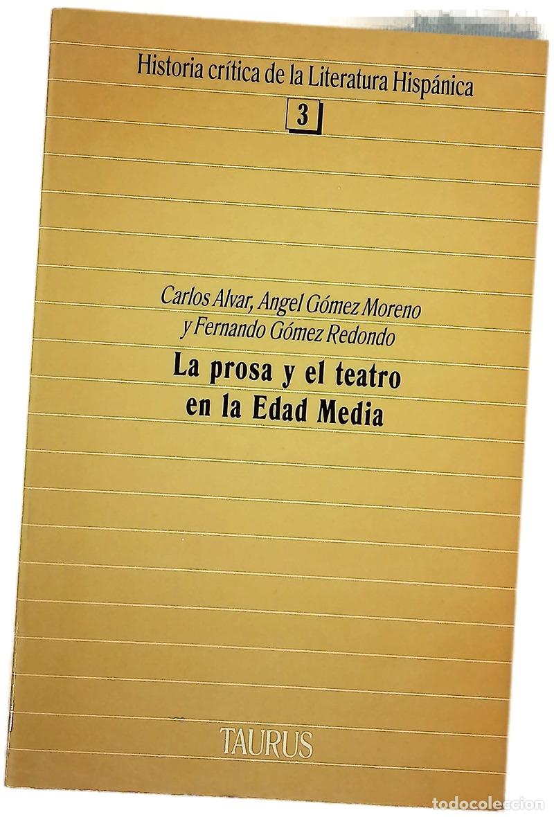 Libros: La prosa y el teatro en la Edad Media
