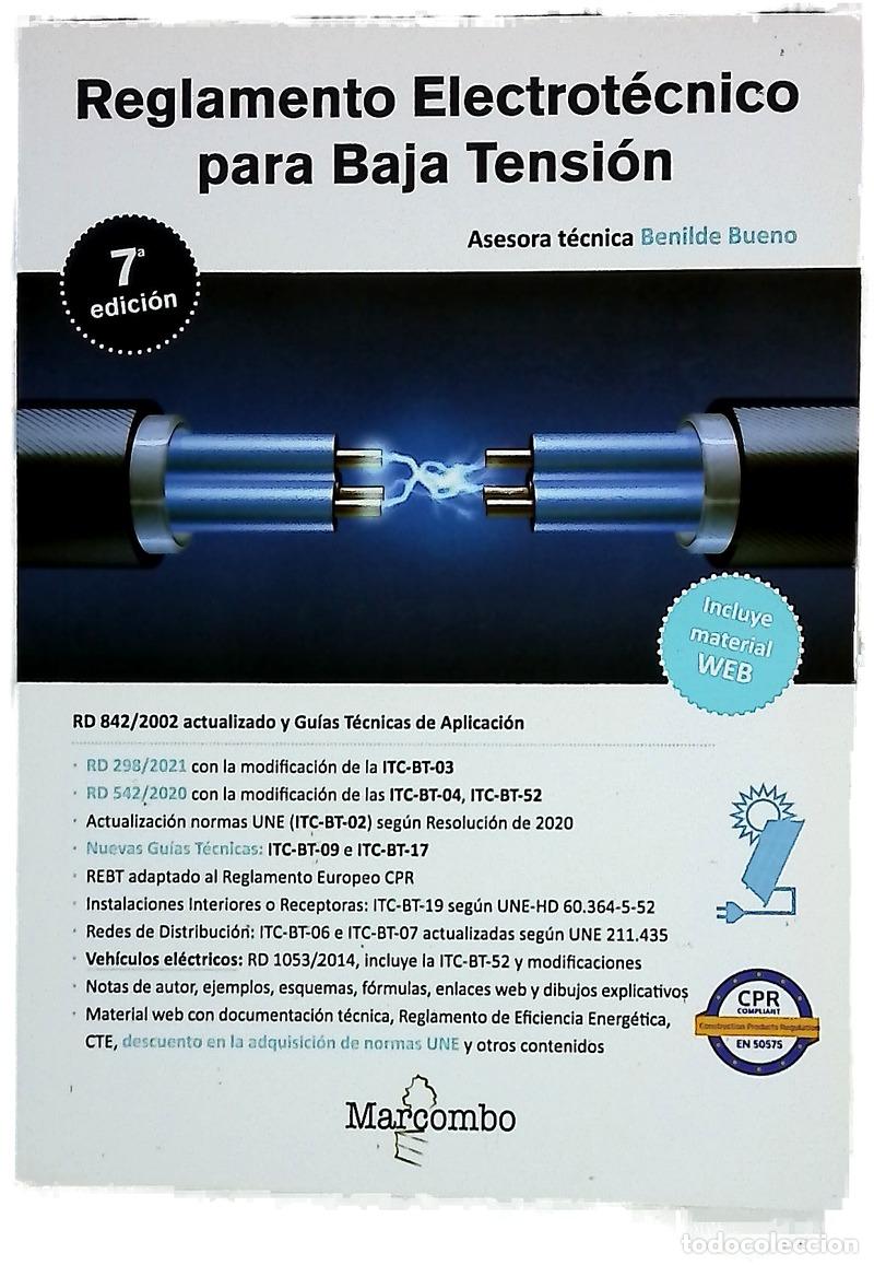 Livros em segunda m&atilde;o: Reglamento electrot&eacute;cnico para baja tensi&oacute;n : RD 842/2002 de 2 de agosto de 2002 actualizado seg&uacute;...