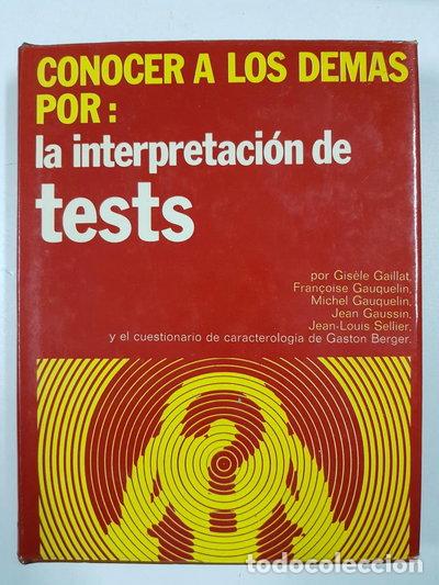Libros: La Interpretaci&oacute;n de Tests- 9788427110731