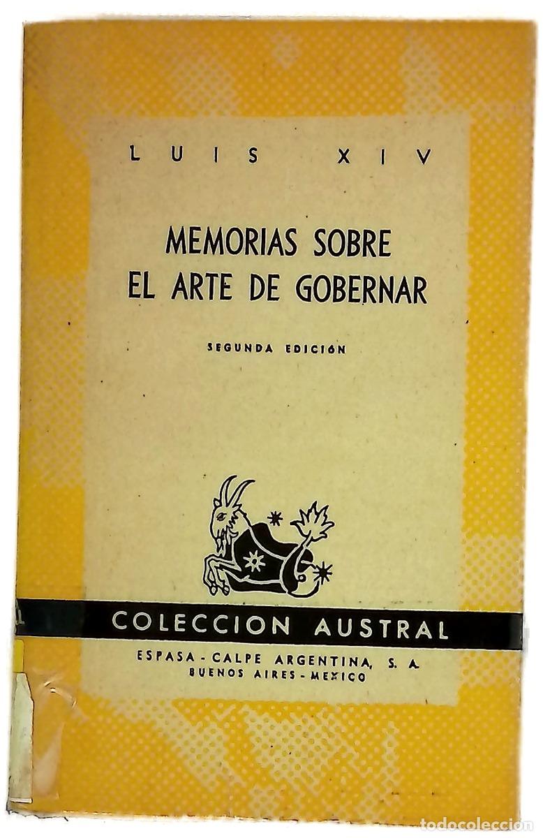 Libri di seconda mano: Memorias Sobre el Arte de Gobernar