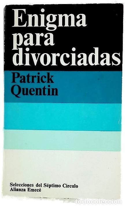 Libri di seconda mano: Enigma para divorciadas - Quentin, Patrick