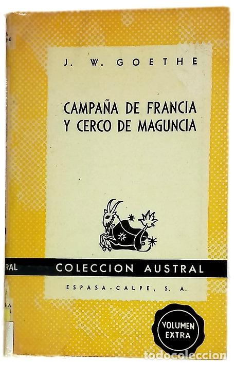 books: Campa&ntilde;a de Francia; Intermedio y Cerco de Maguncia