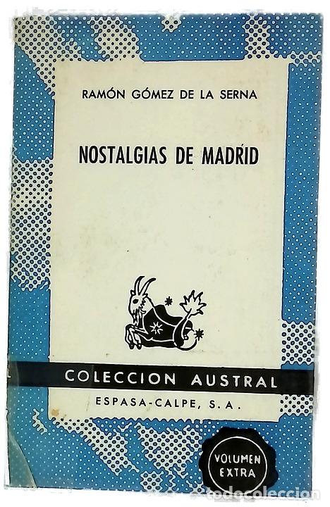 B&uuml;cher: Nostalgias de Madrid - G&oacute;mez de la Serna, Ram&oacute;n