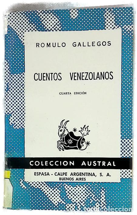 Livros em segunda m&atilde;o: Cuentos venezolanos - Gallegos, R&oacute;mulo
