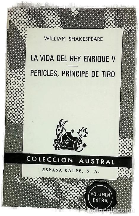 Livros em segunda m&atilde;o: La vida del Rey Enrique V Pericles, principe de Tiro