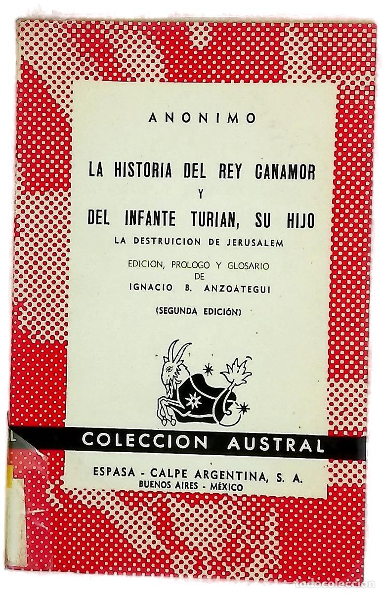 Livros em segunda m&atilde;o: La historia del rey Canamor y del infante Turian su hijo, la destruici&oacute;n de Jerusalem