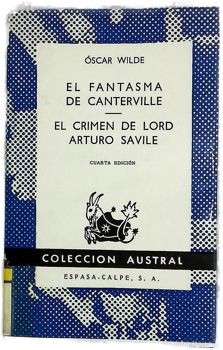 Livros em segunda m&atilde;o: El fantasma de Canterville El crimen de Lord Arturo Savile