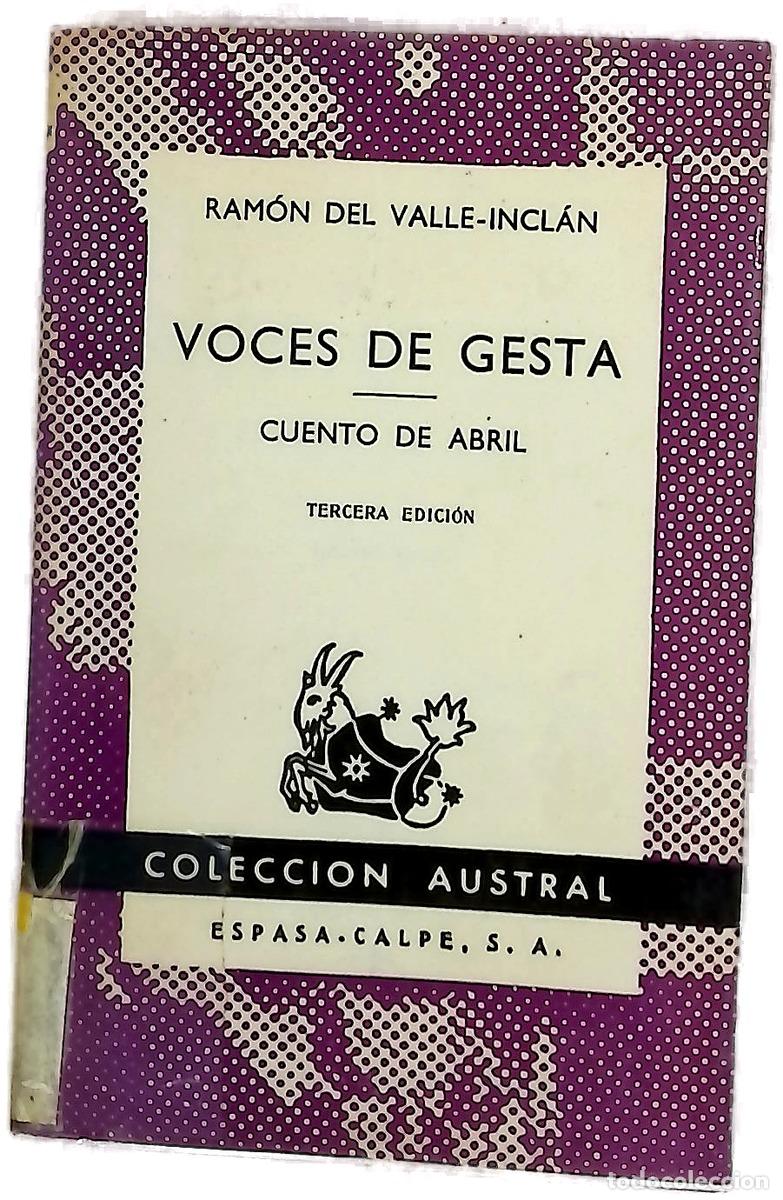 Livros em segunda m&atilde;o: Voces de gesta Cuento de abril