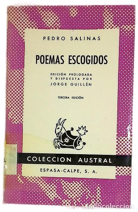 Libros: Poemas escogidos - Pedro Salinas