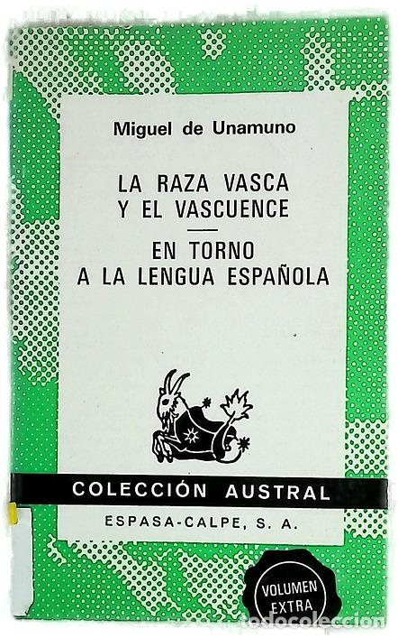 books: La raza vasca y el vascuence ; En torno a la lengua espa&ntilde;ola