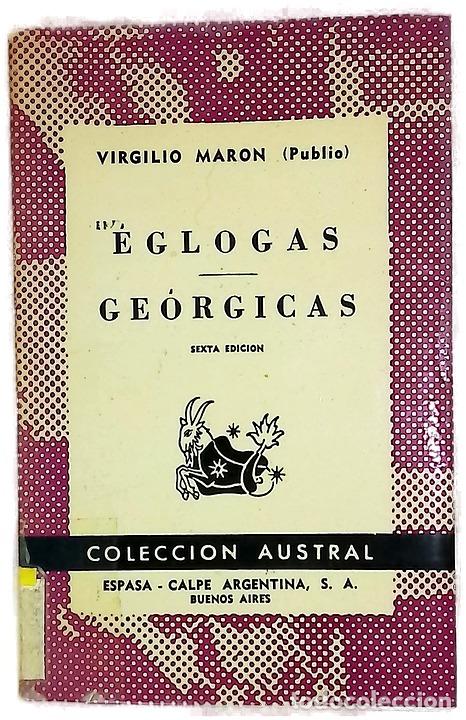 books: Eglogas Ge&oacute;rgicas - Virgilio Mar&oacute;n, Publio