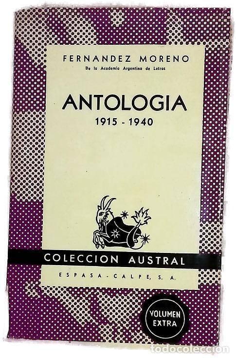 books: Antolog&iacute;a 1915-1940 - Fern&aacute;ndez Moreno, Baldomero