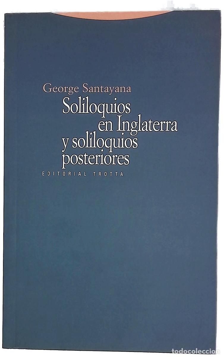 books: Soliloquios en Inglaterra y soliloquios posteriores