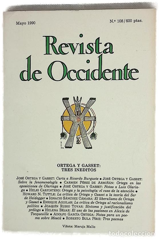 Libri di seconda mano: La &rdquo;Revista de Occidente&rdquo; Mayo 1990. Ortega y Gasset: tres in&eacute;ditos