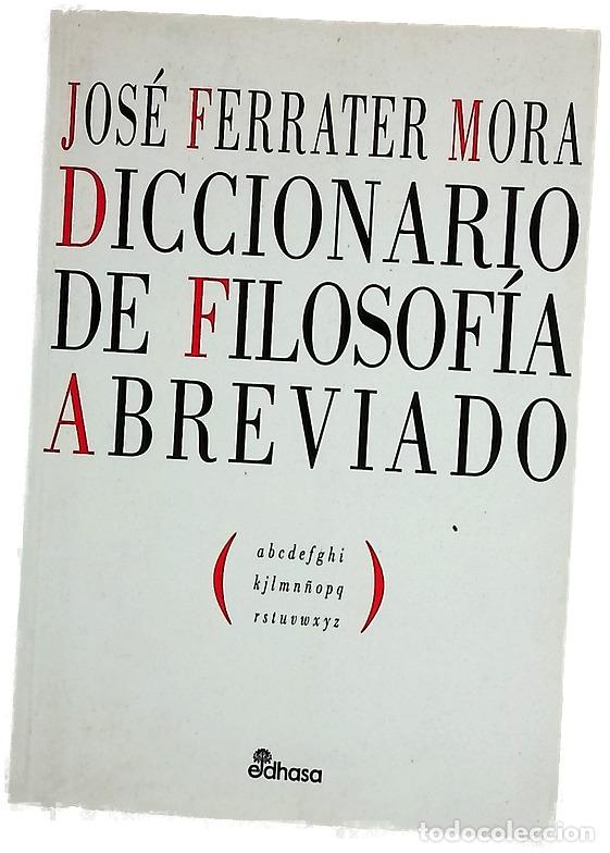 books: Diccionario de filosof&iacute;a abreviado