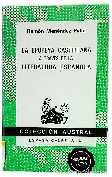 Libri di seconda mano: La epopeya castellana a través de la literatura española