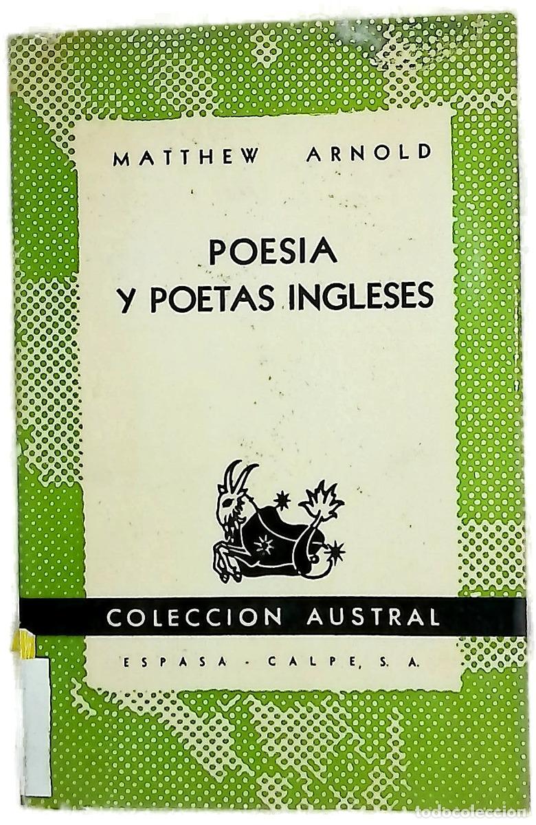 books: Poes&iacute;a y poetas ingleses - Arnold, Matthew