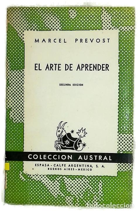 books: El arte de aprender - Pr&eacute;vost, Marcel