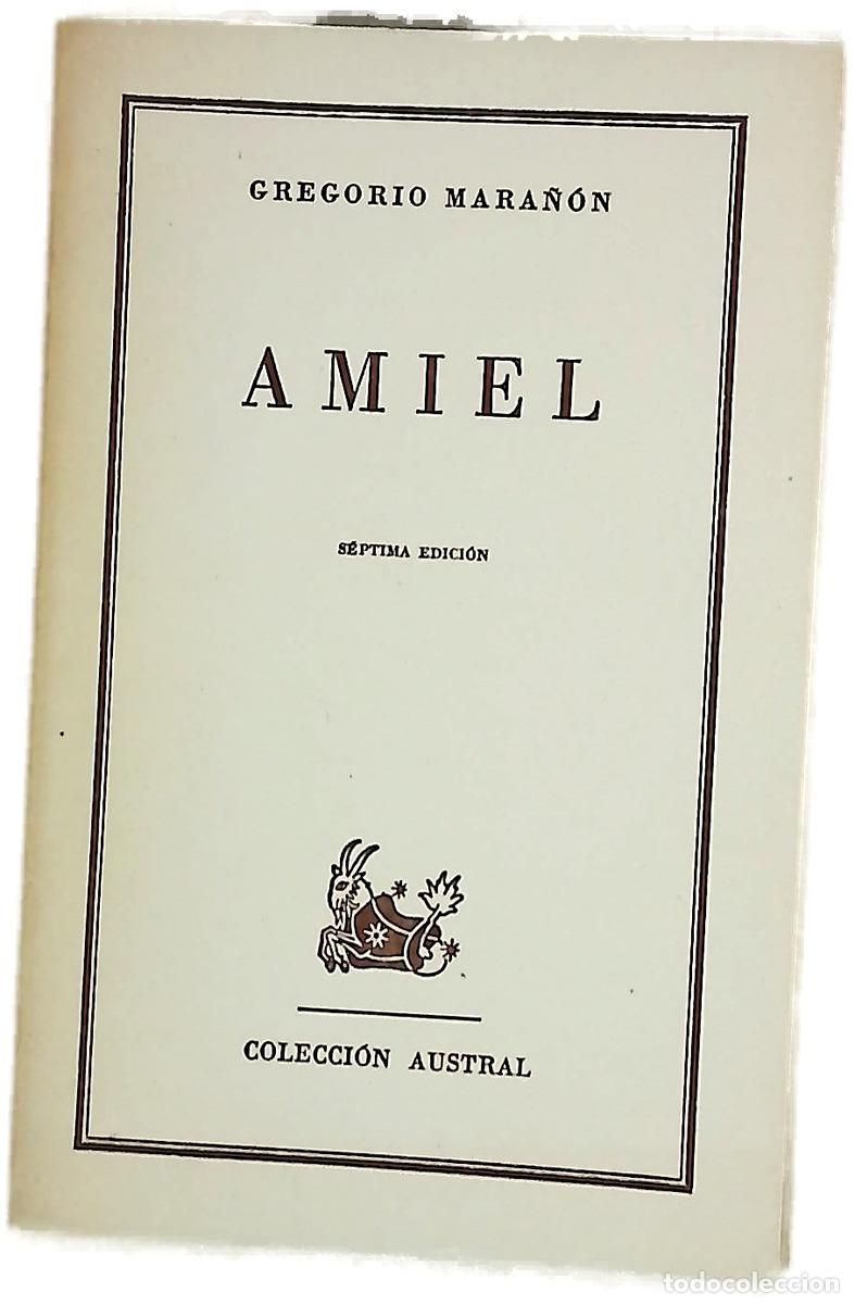 Livros em segunda m&atilde;o: Amiel - Mara&ntilde;&oacute;n, Gregorio