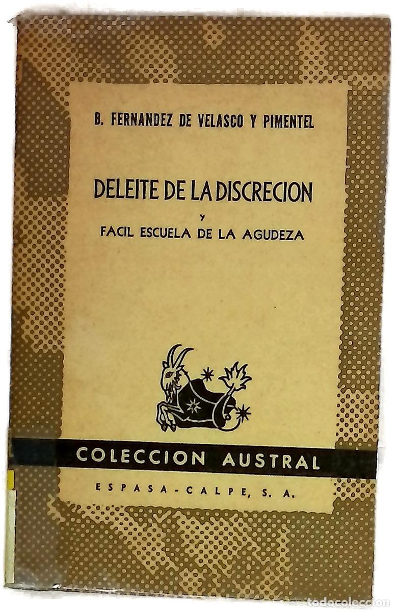 books: Deleite de la discreci&oacute;n y f&aacute;cil escuela de la agudeza