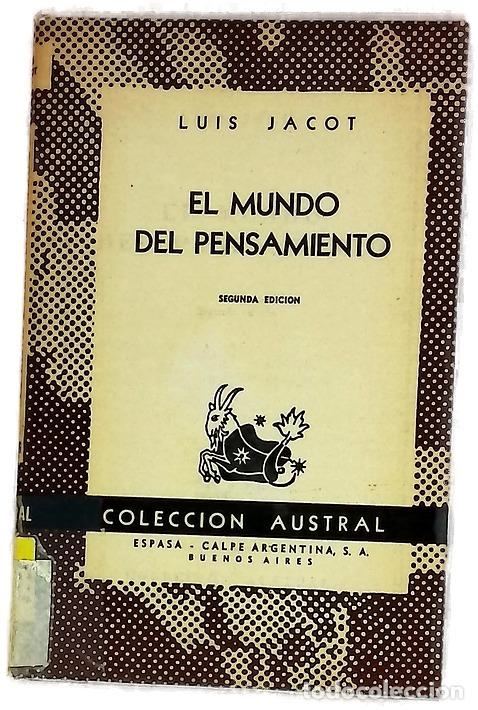 B&uuml;cher: El mundo del pensamiento - Jacot, Luis
