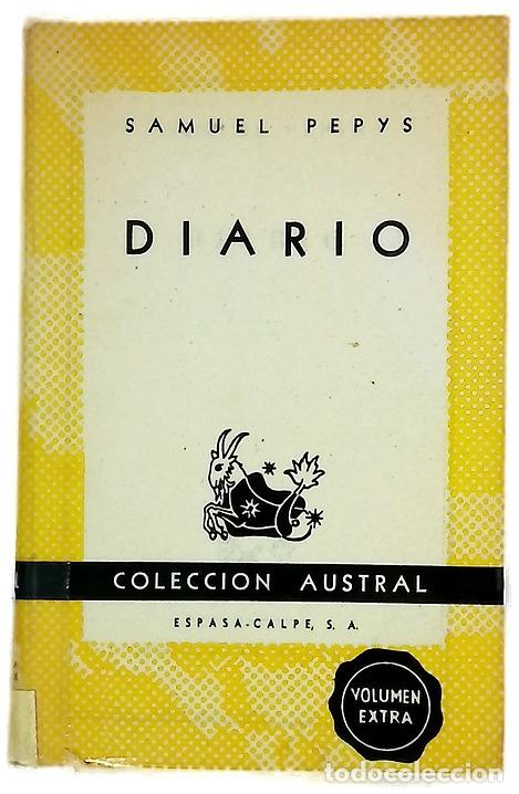 B&uuml;cher: Diario - Pepys, Samuel - Espasa Calpe Argentina